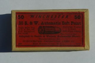 Rare,  Vintage Winchester.  35 S&w Automatic Ammo Box