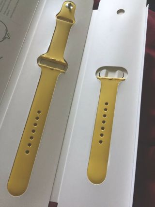 Rare Apple Yellow Sport Band Authentic/Genuine/OEM 38mm 40mm 2