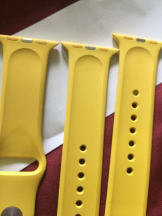 Rare Apple Yellow Sport Band Authentic/Genuine/OEM 38mm 40mm 3