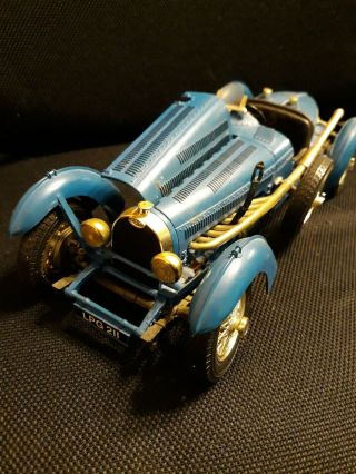 Rare Burago 1/18 1934 Bugatti Type 59 Blue (no Box)