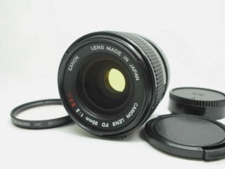 Rare [exct,  4] Canon Fd 35mm F2 S.  S.  C.  " O " Concave Min Aperture 16 From Japan 265