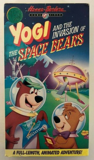 Yogi And The Invasion Of The Space Bears Rare & Oop Hanna Barbera Home Video Vhs