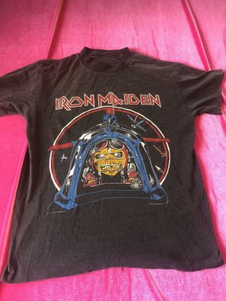 Iron Maiden,  Aces High,  Vintage Tour Shirt Ultra Rare Size Small?