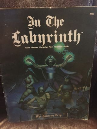 Steve Jackson Metagaming The Fantasy Trip Tft In The Labyrinth Gurps Rare Rpg