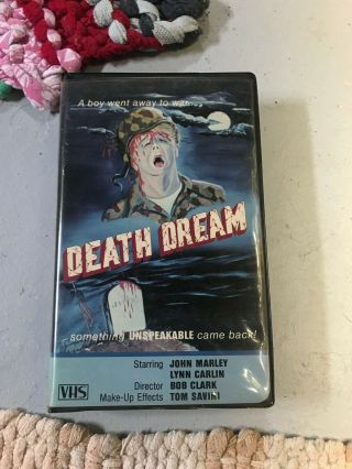 Death Dream Gorgon Video Horror Sov Slasher Rare Oop Vhs Big Box Slip
