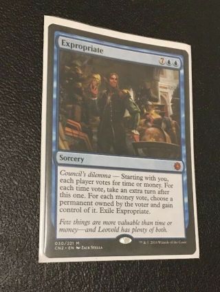 MTG EXPROPRIATE - Magic The Gathering Rare Mythic Sorcery Card NM Blue 2