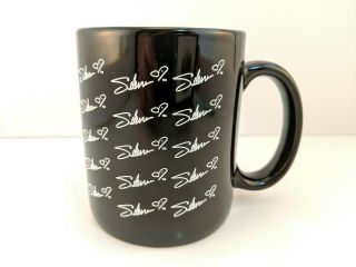 Selena Quintanilla Ceramic Coffee Mug Cup Black White Signature Print Rare