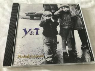 Y&t - Musically Incorrect Cd 1995 Fuel Records 80s Hair Metal Oop Rare Htf
