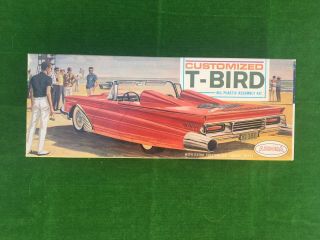 Aurora T - Bird Thunderbird,  Very Rare Vintage Model Car.  From 1963