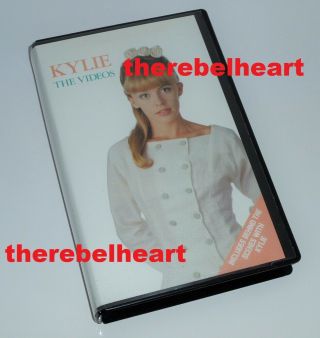 Kylie Minogue The Videos 1988 Australian Vhs Cassette I Should Be So Lucky Rare
