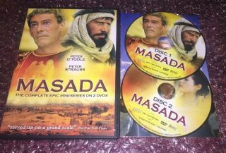 Masada - The Complete Epic Mini - Series,  Good Dvd,  Peter O 