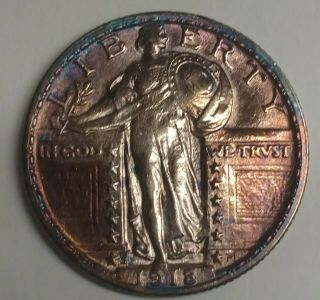1918 S Standing Liberty Quarter Rare Date Gem