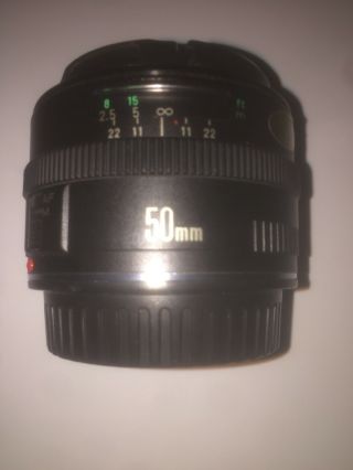Canon Ef 50mm F/1.  8 Mk I Lens - Rare Mark 1 Version