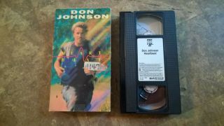 Don Johnson ' s Heartbeat - VHS movie/music video - EXTREMELY RARE - - 1987 CBS/FOX 4