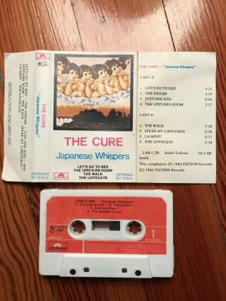 The Cure Japanese Whispers Rare Uruguay Cassette