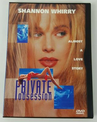 Private Obsession Dvd English Rare Oop Htf Almost A Love Story 1999 Unrated Nr