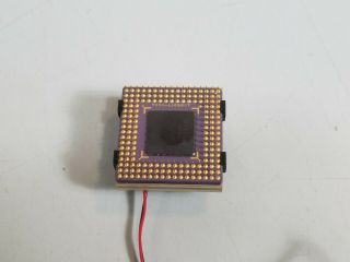 Intel i486 80486 Socket 3 100MHz CPU Processor Rare Fastest 486 w/Heatsink 2