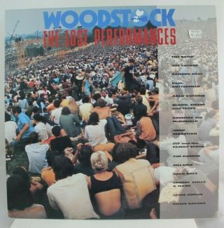 Woodstock The Lost Performances 1969 Concert Rare Laserdisc Vg