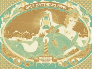Dave Matthews Band Poster 8/27/2016 Irvine Meadows Ca Rare