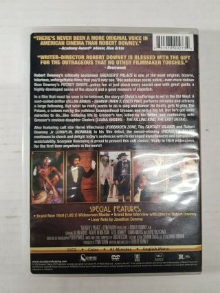 Greaser’s Palace (DVD,  2010) Robert Downey Cult Classic 1972 Rare 2