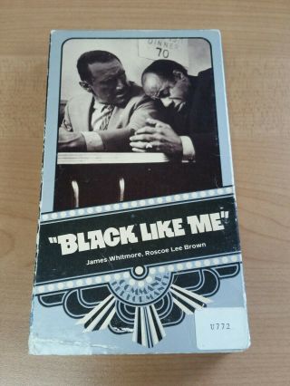 Black Like Me Vhs Rare Vci Command Performance Racism James Whitmore