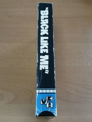 BLACK LIKE ME VHS rare VCI Command Performance Racism James Whitmore 2