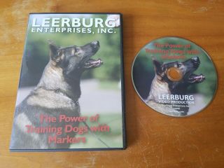 Leerburg: The Power Of Training Dogs With Markers (dvd) Canine Obedience Rare