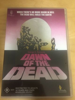 Dawn Of The Dead Dvd George Romero Horror Zombie Cult Rare