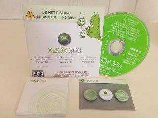 Rare Xbox 360 Retail Kiosk Demo Disc Version 1.  6 Experience W/extra Promo Items