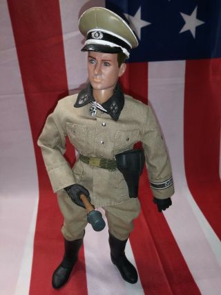 1/6 Wwii German Elite Officer/ Indiana Jones Rare Complete Action Figure