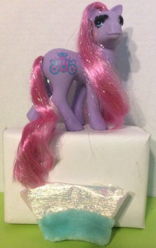 Mlp G1 Princess Purple And Cape Rare Vintage My Little Pony Hasbro