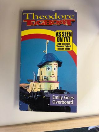 Theodore Tugboat: Emily Goes Overboard Vhs Rare 1998