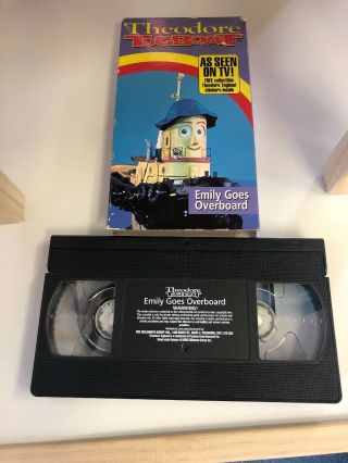 Theodore Tugboat: Emily Goes Overboard VHS RARE 1998 3