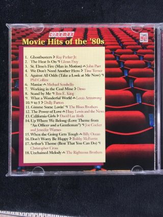 Time - Life Music Sounds Of The Eighties: Cinemax Movie Hits Of The ' 80s Rare OOP 6