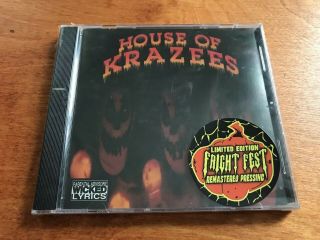 House Of Krazees Cd Rare/limited Edition Fright Fest Pressing