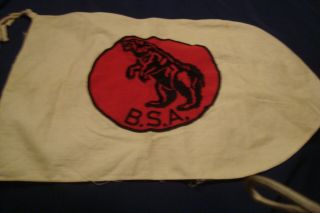 Vintage Boy Scouts Of America Flag 17 X 12 Embroidered Rare