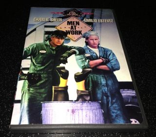 Men At Work Dvd Rare Oop R1 Widescreen/fullscreen Charlie Sheen Emilio Estevez