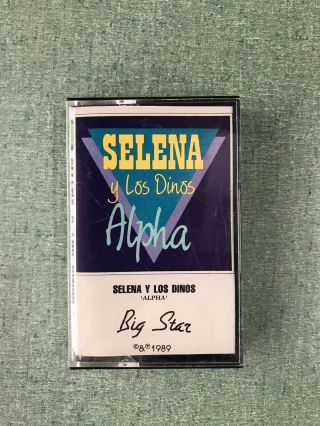 Selena Y Los Dinos Alpha Cassette Tape 1989 Rare Big Star