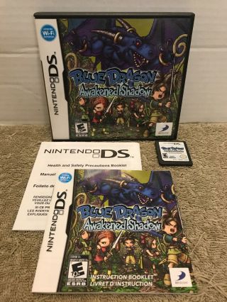 Blue Dragon: Awakened Shadow (nintendo Ds,  2010) Complete Extremely Rare