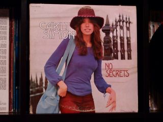 Carly Simon ♫ No Secrets ♫ Rare 1972 Elektra Records Us Press Vinyl Lp