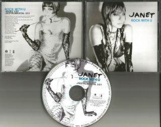 Janet Jackson Rock With U W/ Rare Instrumental &radio Version Promo Dj Cd Single