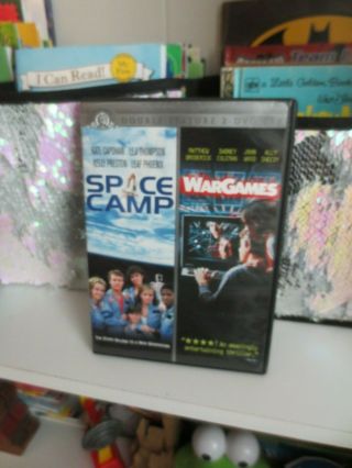 Space Camp And War Games Double Feature 2 - Dvd Set Rare Oop