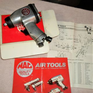 Rare Mac Tools 3/8” Drive Air Impact Socket Wrench,  Japan
