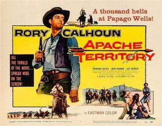 Apache Territory Rare Classic Western Movie Dvd 1958 Rory Calhoun