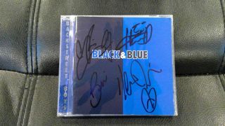 Backstreet Boys Black & Blue Cd Signed By All Of Them Rare