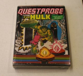 Rare Questprobe: The Hulk By Scott Adams For Atari 400/800,  C - 64 -