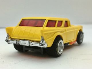 Aurora Afx Vintage Yellow And Orange Nomad Slot Car Rare With Aj 