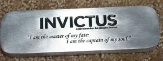 Invictus Rare Paper Weight 2009 Warner Bros.  Promo Promotional Gift Swag