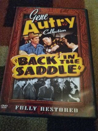 Gene Autry - Back In The Saddle (dvd,  2004) Restored.  Like.  Rare