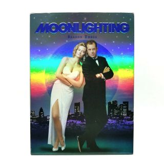 Moonlighting: The Complete Third Season 3 Three Very Good 4 - Disc Dvd Set Rare